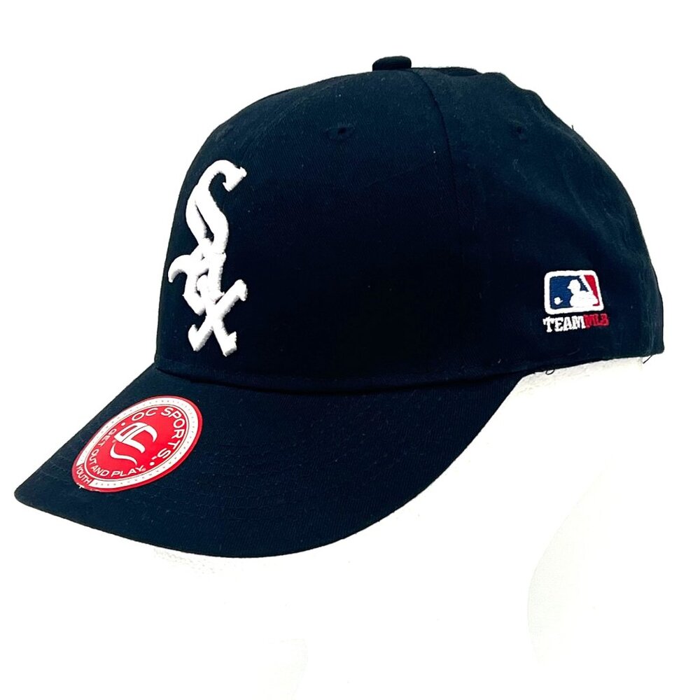 Chicago White Sox Youth Baseball Cap Hat OC Sports Team Official MLB Black New